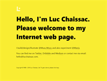 Tablet Screenshot of lucchaissac.com
